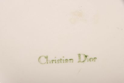 Christian DIOR
Pair of porcelain planters...