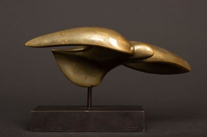 René COUTELLE (1927-2012)
L'envol. 
Bronze...