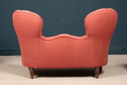 Sofa and two armchairs, upholstered.
Napoleon...