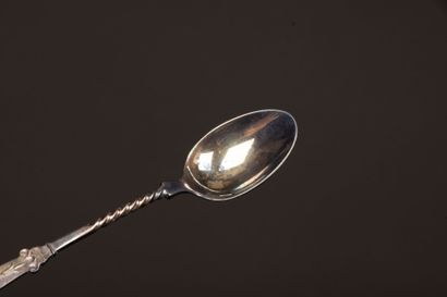 CHRISTOFLE: Suite of twelve silver-plated...