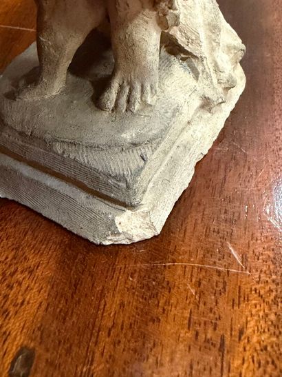 Late 19th century French school. 
Terra cotta...