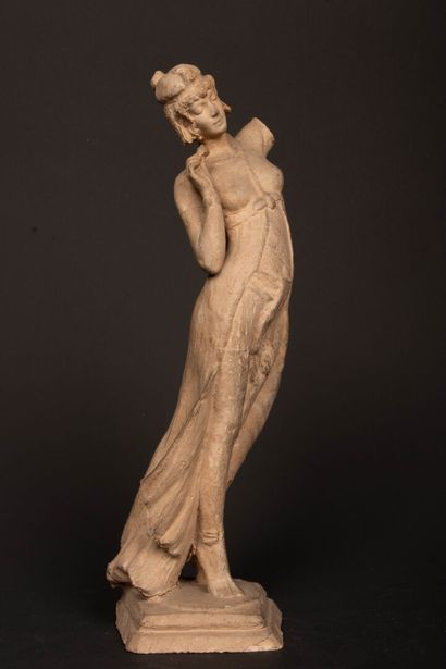Late 19th century French school. 
Terra cotta...