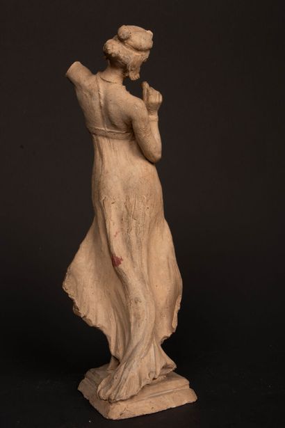 Late 19th century French school. 
Terra cotta...