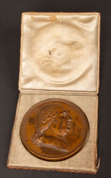 Andre GALLE (1761-1844)
Bronze medal with...