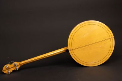 W. LANGE Paramount-style tenor banjo, late...