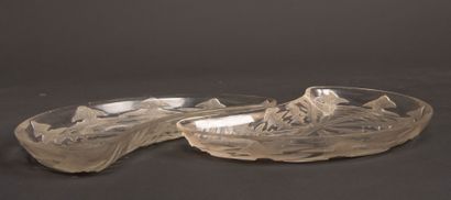 René LALIQUE (1860-1945) 
Two 