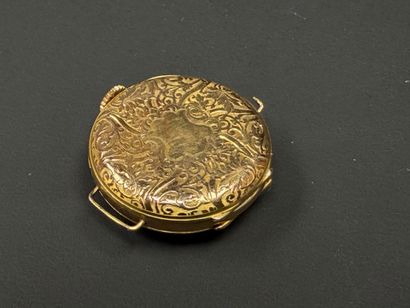 Small ladies' watch, case in 750°/00 gold.
White...