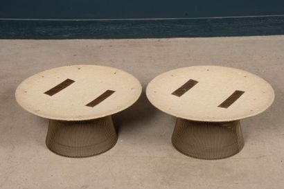 Warren PLATNER (1919-2006) - KNOLL International
Two...