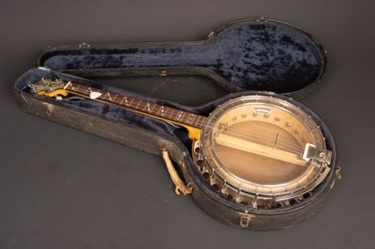 W. LANGE Paramount-style tenor banjo, late...