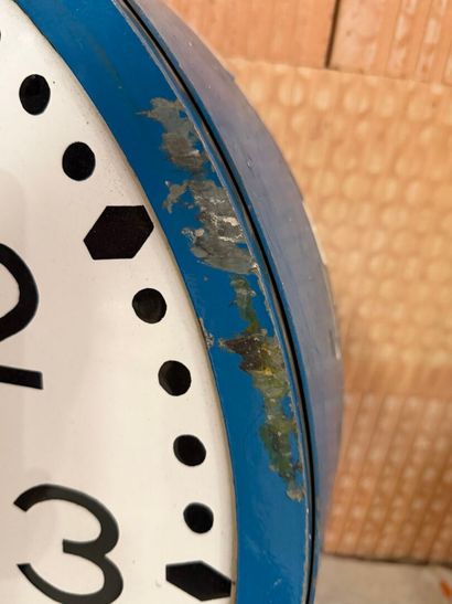 BRILLIÉ
Workshop wall clock in painted sheet...