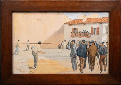 Louis FLOUTIER (1882-1936) after
La pelote...