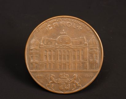 Hans SCHWEGERLE (1882-1950)
Circular bronze...