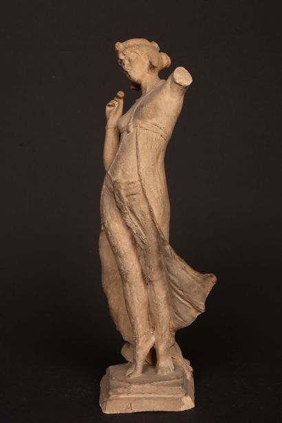 Late 19th century French school. 
Terra cotta...
