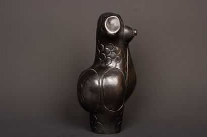 French school, 1990's.
Woman's bust 
Bronze...