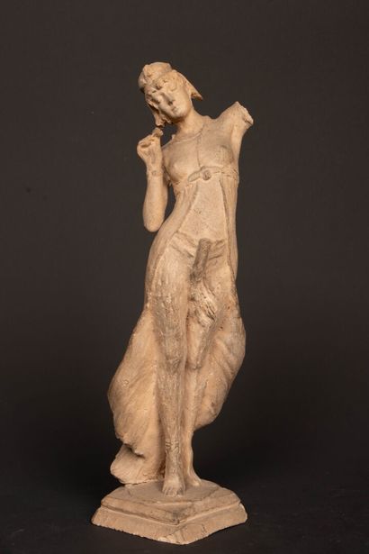 Late 19th century French school. 
Terra cotta...