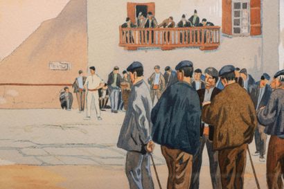 Louis FLOUTIER (1882-1936) after
La pelote...