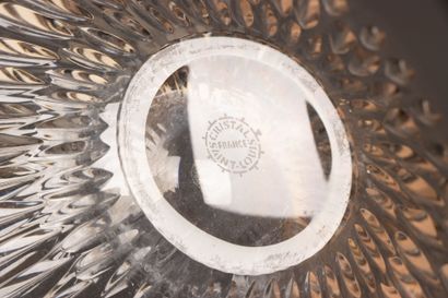 SAINT LOUIS, Thistle model: 
crystal bowl...