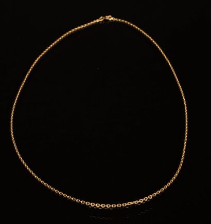 Gold forçat chain
750°/00 gold.
Length: 55...