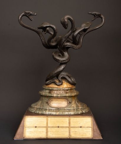 MURET Goldsmith: HYDRA cup. Circa 1904.
Motorcycle...