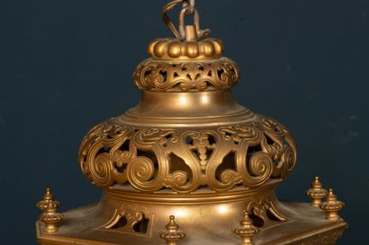 Bronze lantern late 19th century
80 x 24...