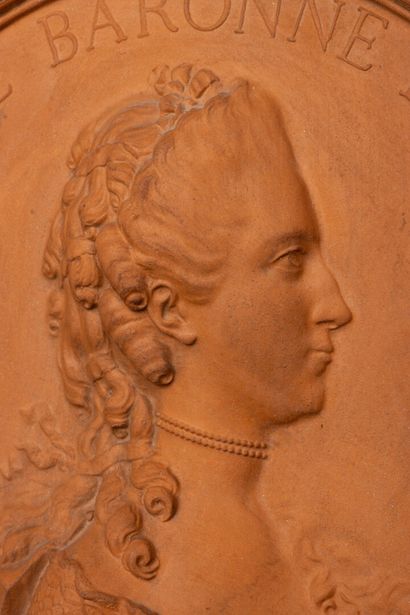 Jean Baptiste NINI (1717-1786). after. 
Circular...