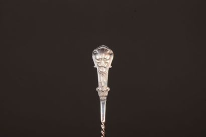 CHRISTOFLE: Suite of twelve silver-plated...