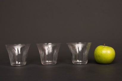 René LALIQUE (1860-1945)
Suite of three 