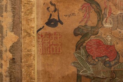 Small kakemono featuring the Uga Benzaiten...