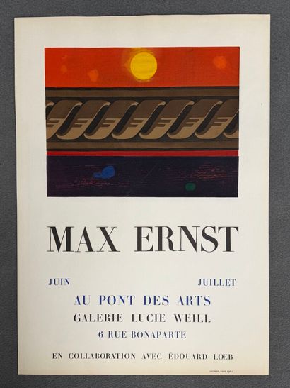 Max ERNST (1891-1976)
Affiche d'exposition...