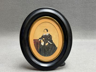 Ecole Française fin XIX°
Portrait de femme...