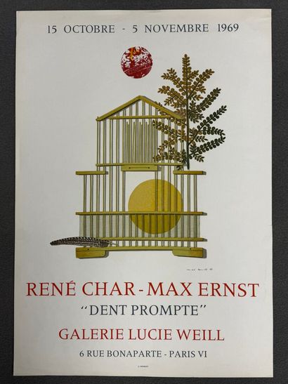 Max ERNST (1891-1976)
René Char - Max Ernst...