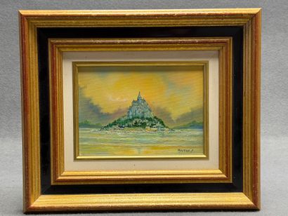 Pierre MOUTON ( XX°)
Le Mont-Saint-Michel....