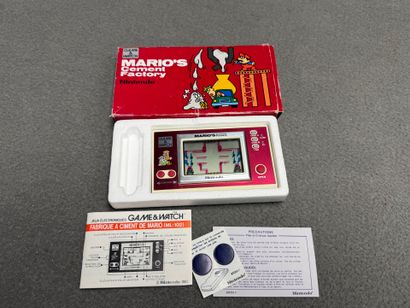 NINTENDO GAME & WATCH WIDE SCREEN
Mario Cement's...