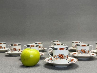 GDA Limoges, modèle Mandarin.
Service à café...