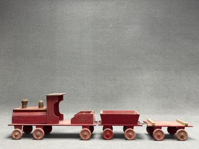Train en bois. 
Travail artisanal début XX°
20...