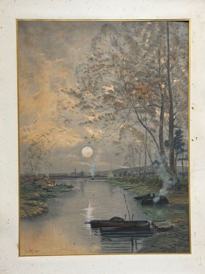 Marie Joseph Léon IWILL (1850-1923) 
Rivière...