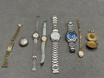Lot de montre modernes, montre de col en...
