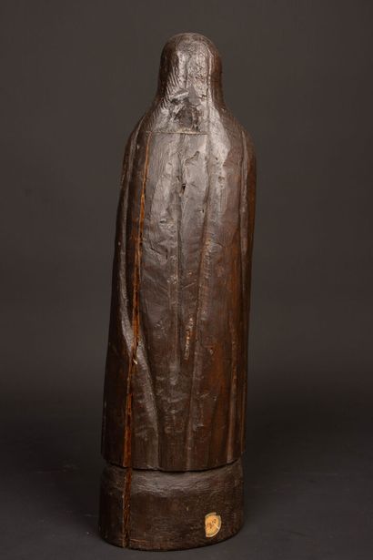 Vierge à l'enfant en chêne sculpté
Art Populaire...