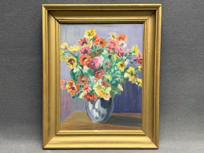 Ecole Française XX°
Nature morte au bouquet...