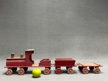 Train en bois. 
Travail artisanal début XX°
20...