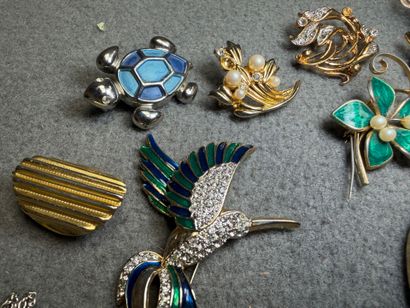 Lot de bijoux fantaisie années 1980