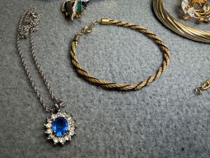Lot de bijoux fantaisie années 1980