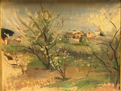 Roger Louis CASSE (1880- 1940). 
Paysage...
