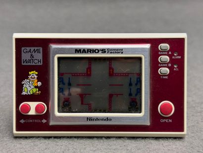NINTENDO GAME & WATCH WIDE SCREEN
Mario Cement's...
