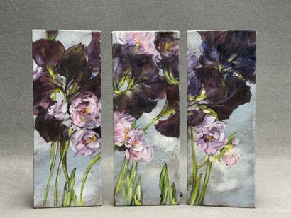 Claire BASLER (1960)
Fleurs
Triptyque de...