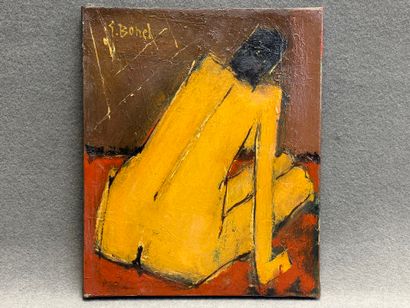 Germain BONEL (1913-2002) 
Nu féminin de...