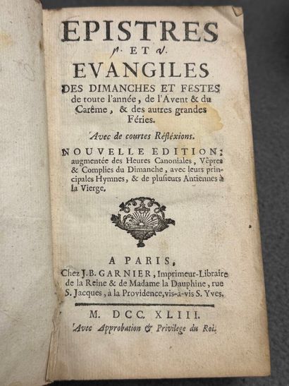 Six livres religieux XIX°: 
-Catéchisme en...