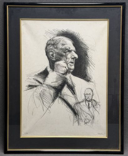 Jacques PECNARD (1922-2012)
Portrait de Charles...