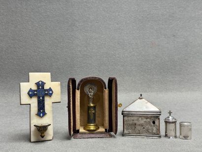 Coffret aux saintes huiles, dit chrismatoire,...