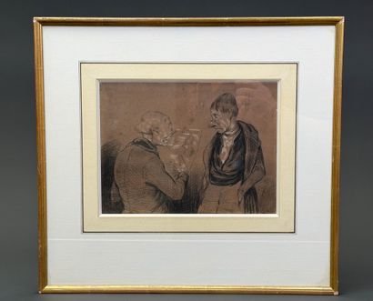 DAUMIER d'après
Ressemblance
Dessin au fusain...